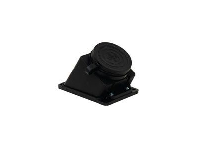 Розетка настенная 3P+E 3x25 380-415V с заглушкой наклонная каучук - 31.04.307.0300 Tplast