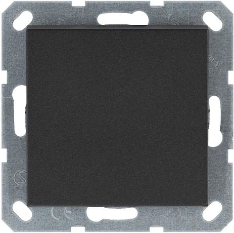 Переключатель проходной 1-кл. 10А IP20 механизм антрацит Jasmart G3012B