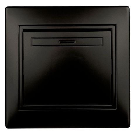 Переключатель промежуточный 1-кл. СП Plano 1-108-05 10А IP20 250В антрацит Intro Б0053823 ЭРА