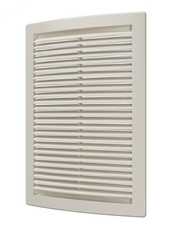 Решетка вентиляционная вытяжная, из ABS пластика 180х250, цвет Слоновая кость - 1825РЦ Ivory ЭРА 18022