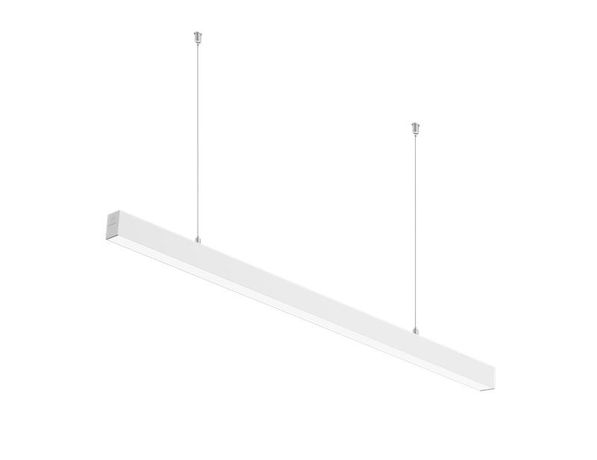 Светильник светодиодный ДПО/ДСО TS 02 S 38 OP 840 L1200 EL WH 1200х60х60мм 32Вт 4000К IP20 подвесной/накладной линейный с БАП 3ч со сквоз. провод. в компл. тросом 3м бел.   11050224296