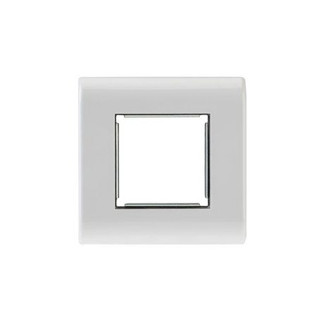 Панель лицевая 80х80 для модуля Mosaic, металлический суппорт - 03-0130 MEET