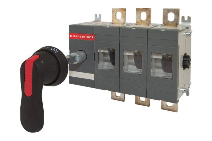 Рубильник ВНК-43-2 3П 1600А с выносной фронтальной ручкой управления и переходником 280 мм | SQ0744-0220 TDM