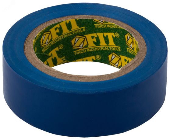 Изолента PVC 19 мм х 0,13мм 10 м (1 шт.,синяя) - 11007 РОС FIT арт. 11007