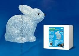 Гирлянда светодиодная "Кролик" ULD-M2724-032/STA WHITE IP20 RABBIT 32LED 27х14х24см бел. Uniel 09561