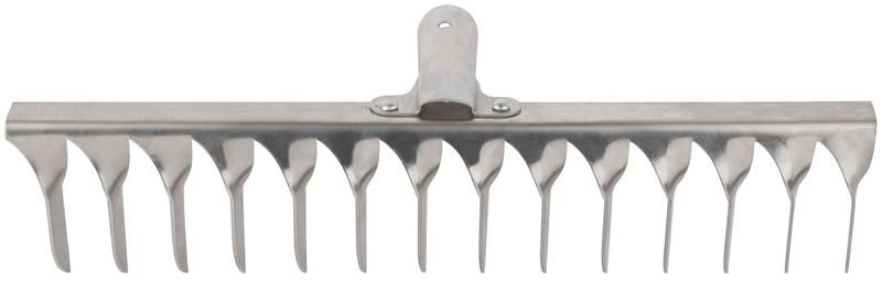 Грабли витой зуб нержавеющая сталь 14 зубьев без черенка FIT 76982 РОС