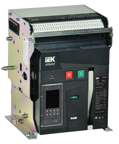 Выключатель автоматический воздушный 3п B 800А 85кА TD стац. с комплектом аксессуаров ARMAT IEK AR-ACB-3FB-085-0800A-TDCF