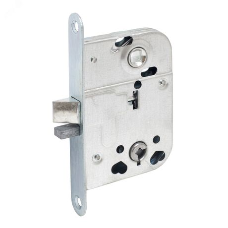 Защёлка АЛЛЮР 2014 ZP хром для финских дверей с фиксатором б/о - 14364 ПТК