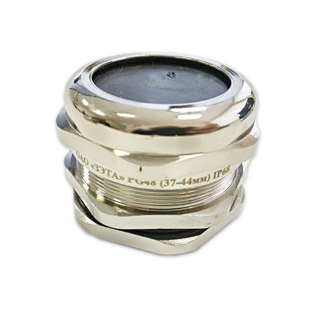 Кабельный ввод PG 48 латунный УТ1,5 IP68 (d кабеля 37-44 мм) | zeta30162 ЗЭТАРУС (Завод электротехнической арматуры)