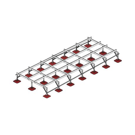 Конструкция опорная для установки оборудования TECHNORAPTOR FOOT 2500х6000 KM-TR-F-SSEI-2500-6000 КМ TR0054 КМ-Профиль