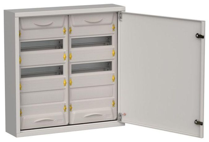 Корпус ЩРн-72 (2х36) TITAN 5 585х570х140 IP31 метал. сер. IEK TI5-50-N-2X036-31-7035