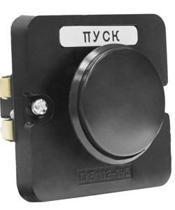 Пост управления ПКЕ 122-1 У2 10А 660В 1 элемент черн. гриб в нишу IP54 Электротехник ET519058