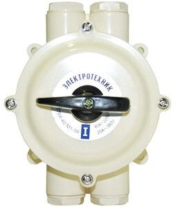 Выключатель пакетный ПВ4-40А в пл. корп. IP56 Электротехник ET003193