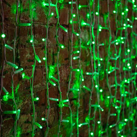 Гирлянда профессиональная Светодиодный Дождь 2х3м, постоянное свечение, белый провод КАУЧУК, 230 В, диоды ЗЕЛЕНЫЕ, 760 LED - 237-134 NEON-NIGHT