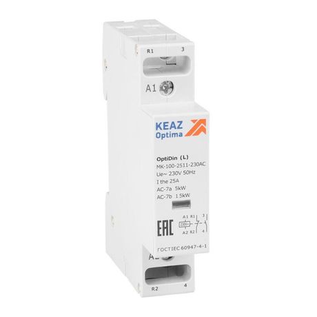 Контактор модульный OptiDin MK-100-2511-230AC (L) | 343729 КЭАЗ
