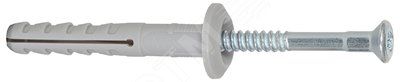 Дюбель-гвоздь 6х40/7 N P грибовидный бортик, нейлон (50шт) - 50339 Fisher