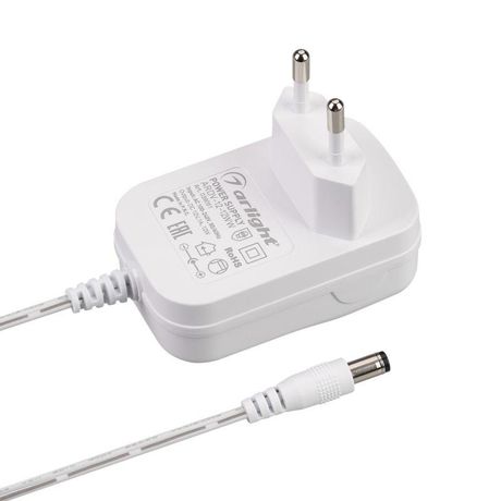 Блок питания ARDV-12-12WW (12V, 1A, 12W) (Arlight, Адаптер, 3 года) | 039051 Arlight