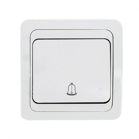 Лондон Кнопка звонка 10А белая - EEZ10-026-10 EKF