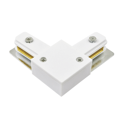 Коннектор шинопровода угловой AC-1W-TL белый серии TOP-LINE | 4690612029368 IN HOME