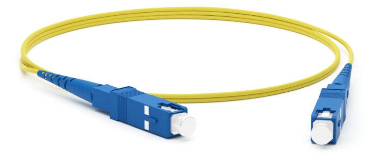 Патч-корд FC-S2-9-SC/UR-SC/UR-H-5M-LSZH-YL волоконно-оптический (шнур) SM 9/125 (OS2), SC/UPC-SC/UPC, 2.0 мм, simplex, LSZH, 5 м | 246201 Hyperline