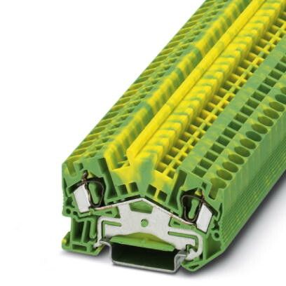 Заземляющий клеммный модуль с пружинными зажимами STS 4-PE | 3036440 Phoenix Contact