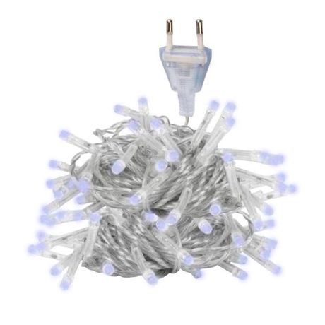 Гирлянда декоративная сетевого подключения AC-G01-120W, 120 бел. LED, 12.8 м., 8 реж., 220В | .5047679 ФАZА ФАЗА