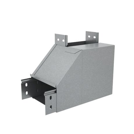 Угол вертикальный внутренний L 100х200 мм с разворотом трассы на 90 град "ПЛЮС" | NLPDplus90-100-200-L КМ-профиль PL3853