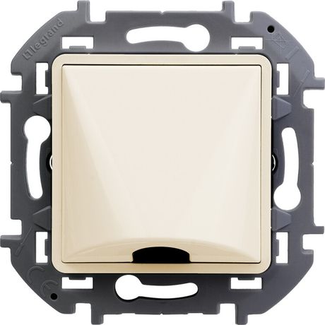 Вывод кабеля с зажимом для крепления INSPIRIA слоновая кость - 673891 Legrand