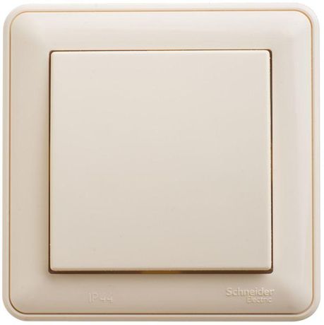 Переключатель проходной 1-кл. СП W59 Aqua 10А IP44 10AX в сборе сл. кость SE VS610-156B-28 APC