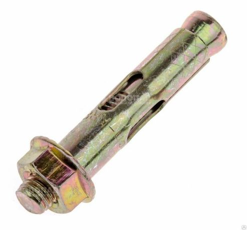 Анкерный болт с гайкой оцинкованный М6/8х85 (100 шт/уп) | PR08.3122 Промрукав Строитель