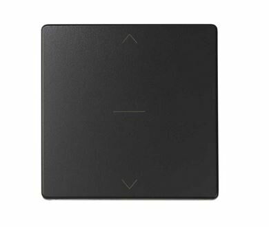 Клавиша для трехпозиционного выключателя жалюзи с пиктограммой "стрелки" черного матового цвета S82 Concept | 8200033-098 Simon