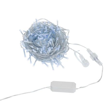 Гирлянда светодиодная "Светодиодный Дождь" 2х1.5м 150LED бел. 5.1Вт 230В IP44 эффект мерцания прозр. провод Neon-Night 235-515