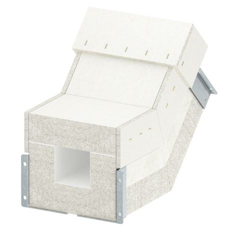 Вертикальная угловая секция 45° восходящая (BSKHF-ES0808) | 7214856 OBO Bettermann
