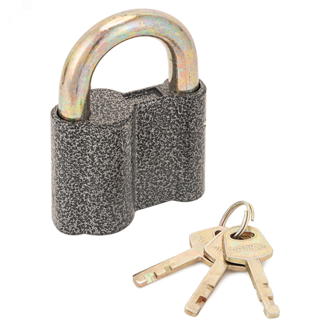 Замок навесной с одной секретностью, АЛЛЮР ВС2-27КА серебро - 5329 ПТК