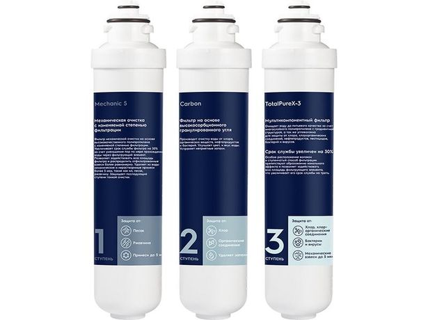 Комплект картриджей для систем очистки воды iS TotalPureX-3 PF Electrolux НС-1300140 Kit