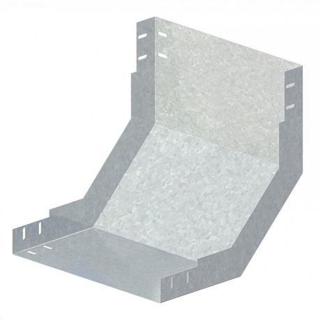 Лоток угловой вертикальный вверх 600х200 сталь 0.7мм ЛМс-90В цУТ2.5 СОЭМИ Н0122320818