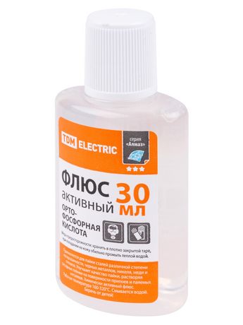 Флюс активный ОК, ортофосфорная кислота, 30 мл, серия "Алмаз" | SQ1025-0376 TDM