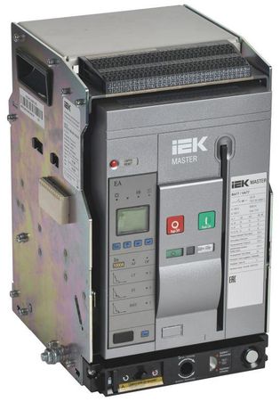Выключатель автоматический воздушный 3п S 1000А 65кА AC ВА77 W3P EA выдвижн. с комплектом аксессуаров MASTER IEK MI-ACB10-3WS-065-1000-ACF