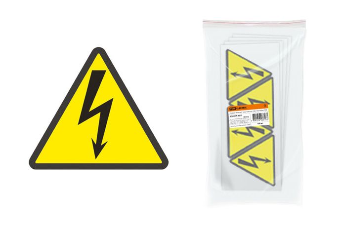 Символ "Молния" (треугольник) 130х130х130мм | SQ0817-0017 TDM