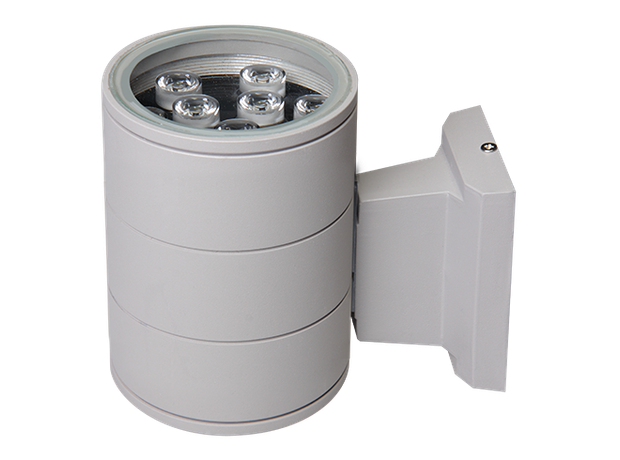 Светильник светодиодный архитектурный PWL-200110/30D 1х9Вт 6500К GR IP65 фасадный исполнение односторон. сер. Pro JazzWay 2857989B