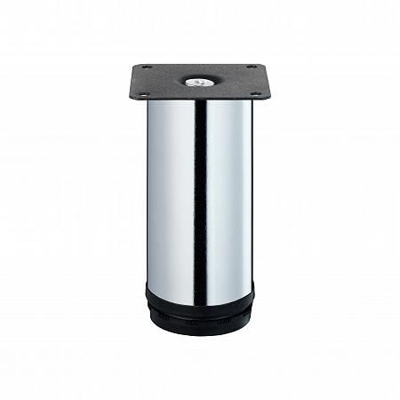 Ножка круглая регулируемая d50х120мм метал. хром Tech-Krep/Zitar 151288