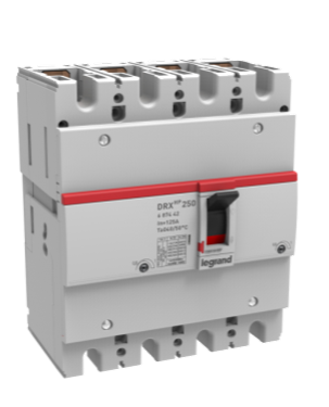 Автоматический выключатель DRX 250 HP TM Рег 4П 80A 25кА | 669027 Legrand