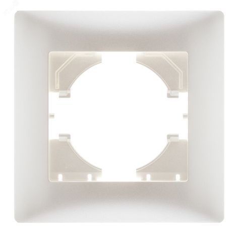 Рамка 1-местн. Bravo жемчуж. GUSI С1010-028