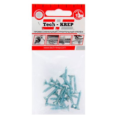 Саморез ШУц 4,5х20 пот. гол. (18 шт) - пакет ( 0,03 кг) | 102435 Tech-KREP