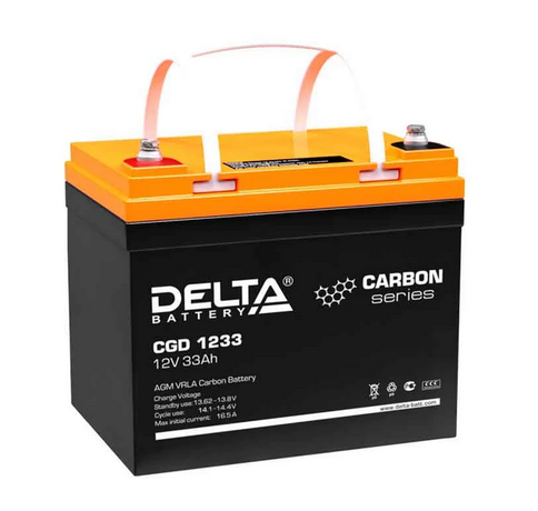 Аккумуляторная батарея проф.серии CGD 1233 12В/33Ач | DELTA 4614010020008