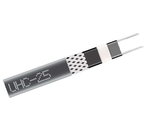 Кабель нагревательный саморег. 25Вт/м с экраном 220В UV оболочкой; сертификат Ex (м) Grand Meyer UHC-25