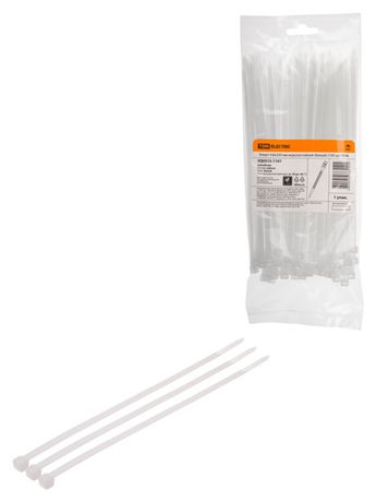 Хомут 4,8х200 мм морозостойкий (белый) (100 шт) | SQ0515-1107 TDM