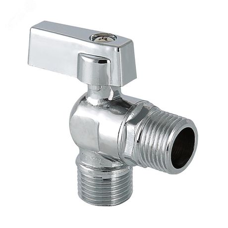 Кран шаровой угловой 1/2' х для подключения санитарных приборов - VT.392.N.04 VALTEC AAV392044
