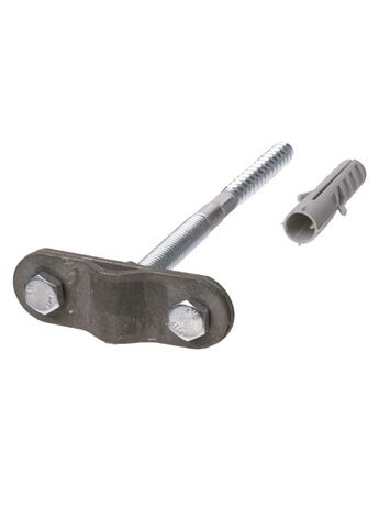 Держатель фасадный для прута Ø6-10 мм длина 160 мм, дюбель, стальной зажим, термодиффузия | SQ2402-3113 TDM