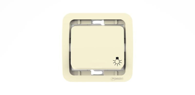 Кнопка таймера Mimoza без вст. крем. 32004 Makel